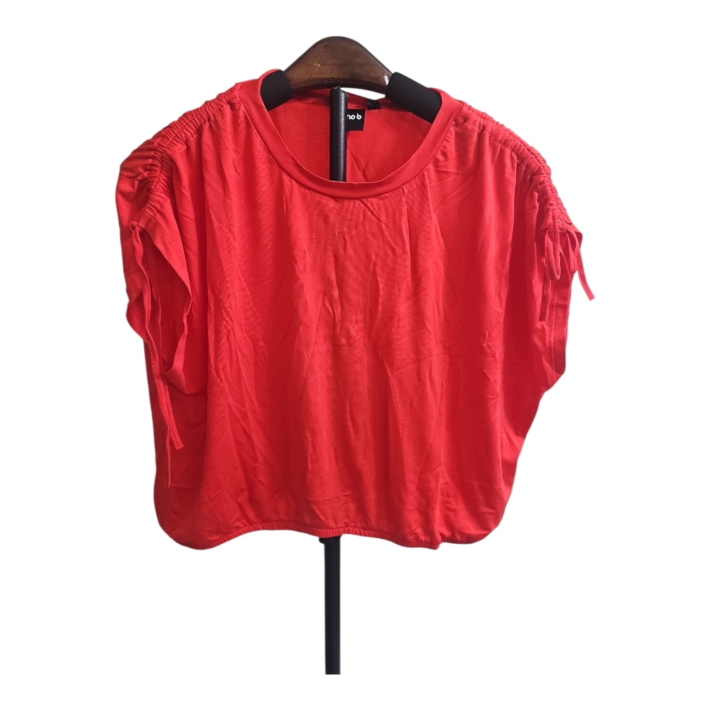 Mono B Red‎ Women's  Crop Top Size L